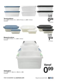Vershouddoos aanbieding bij Zeeman – geldig van 27.12.2025 t/m 09.01.2026