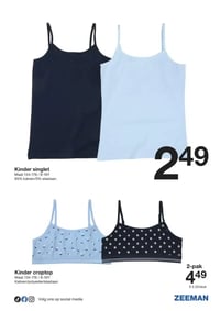 Kinder singlet aanbieding bij Zeeman – geldig van 27.12.2025 t/m 09.01.2026