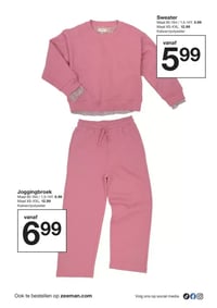 Joggingbroek aanbieding bij Zeeman – geldig van 27.12.2025 t/m 09.01.2026