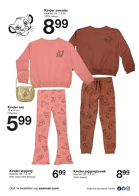 Kinder joggingbroek aanbieding bij Zeeman – geldig van 31.01.2026 t/m 06.02.2026