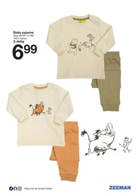 Baby pyjama aanbieding bij Zeeman – geldig van 31.01.2026 t/m 06.02.2026