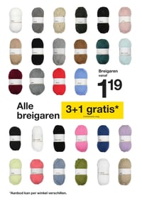 Breigaren aanbieding bij Zeeman – geldig van 31.01.2026 t/m 06.02.2026
