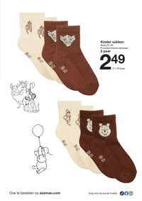 Kinder sokken aanbieding bij Zeeman – geldig van 31.01.2026 t/m 06.02.2026